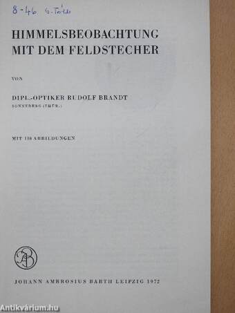 Himmelsbeobachtung mit dem Feldstecher