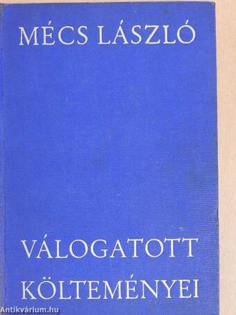 Mécs László válogatott költeményei