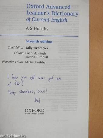 Oxford Advanced Learner's Dictionary of Current English - CD-vel