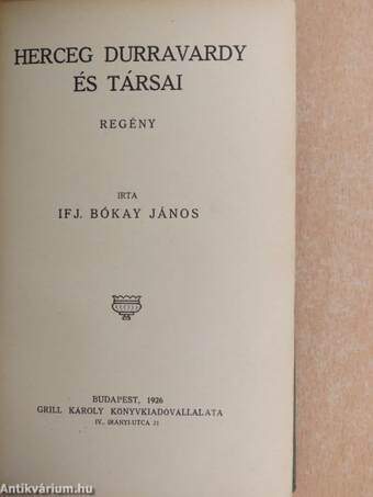 Herceg Durravardy és társai/A gyémánt