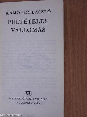 Feltételes vallomás