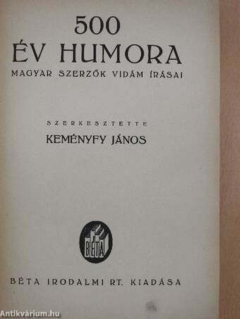 500 év humora