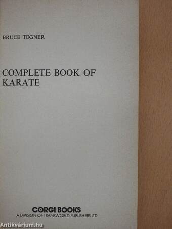 Complete Book of Karate