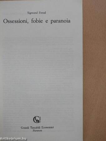 Ossessioni, fobie e paranoia