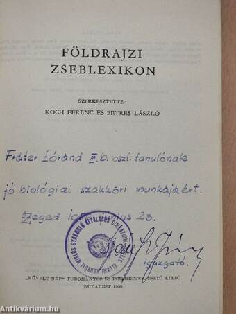 Földrajzi zseblexikon