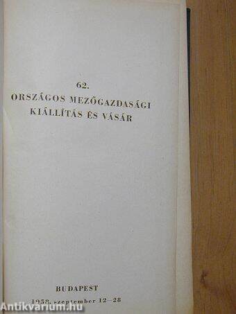 62. Országos Mezőgazdasági Kiállítás és Vásár