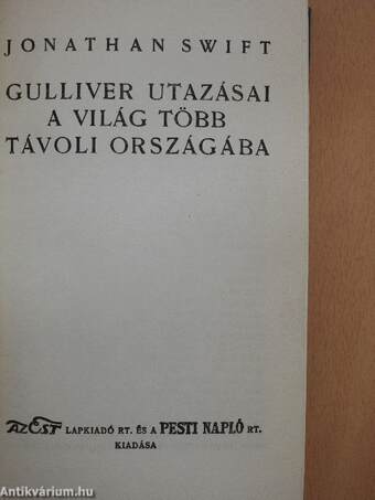 Gulliver utazásai a világ több távoli országába