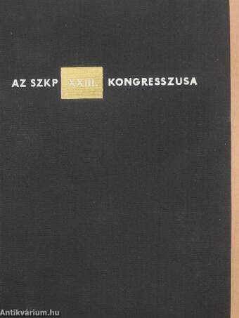 Az SZKP XXIII. kongresszusa