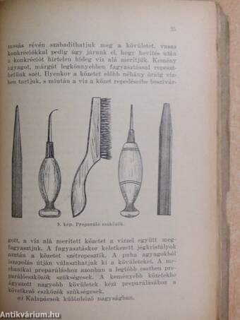 Ősmaradványok gyüjtése, konzerválása és preparálása