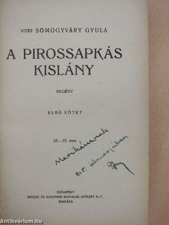 A pirossapkás kislány I-II.