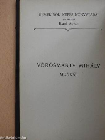 Vörösmarty Mihály munkái II.