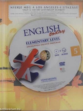 English today Elementary level 5. - DVD-vel