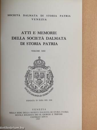 La formazione e lo sviluppo dell'autonomia comunale delle cittá dalmate nel medioevo