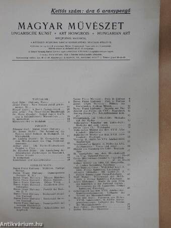 Magyar Művészet 1932/1-12.