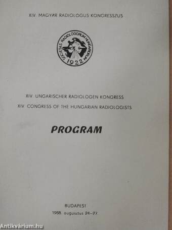 XIV. Magyar Radiológus Kongresszus Program