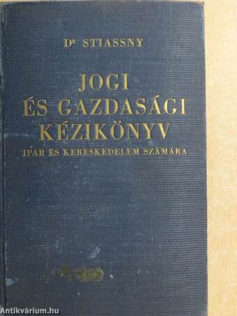 Jogi és gazdasági kézikönyv