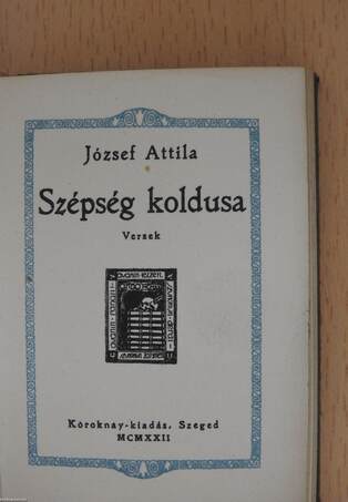 Szépség koldusa (minikönyv)