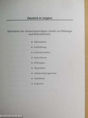 Deutsch in Ungarn 1996