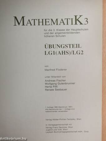 Mathematik 3