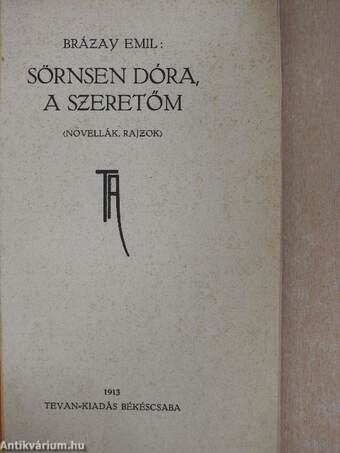 Sörnsen Dóra, a szeretőm