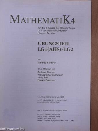 Mathematik 4