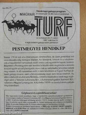 Magyar Turf 1997. (nem teljes évfolyam)