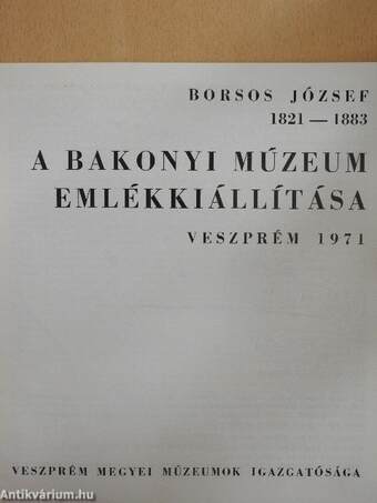 Borsos József emlékkiállítása