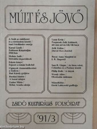 Múlt és Jövő 1991/3.