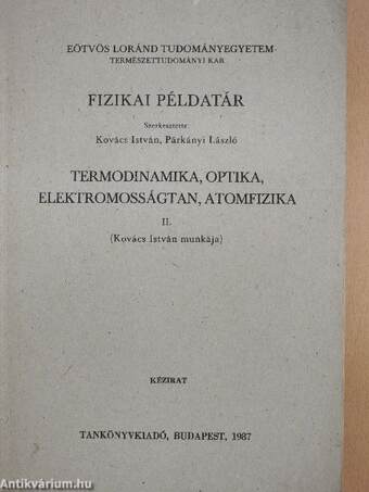 Fizikai példatár II.