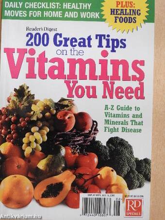 Reader's Digest 200 Great Tips on the Vitamins You Need