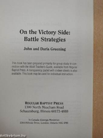 On the Victory Side: Battle Strategies