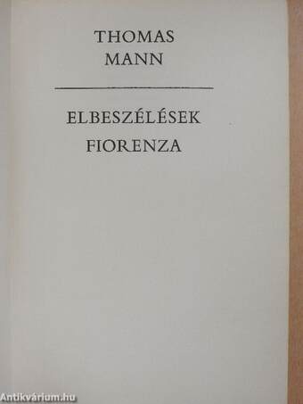 Elbeszélések/Fiorenza