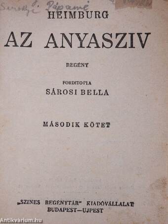 Az anyasziv I-III.