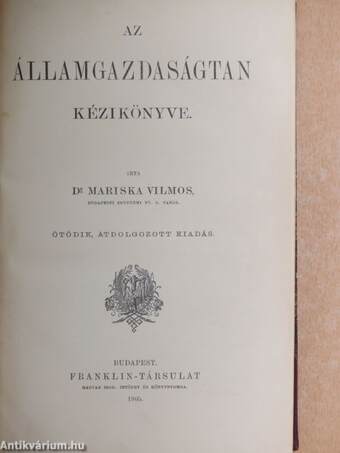 Az államgazdaságtan kézikönyve