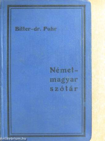 Német-magyar és magyar-német szótár I-II.