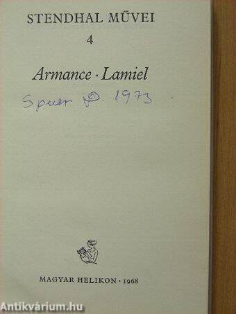 Armance/Lamiel