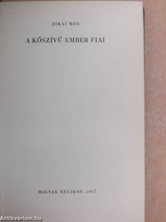 A kőszívű ember fiai