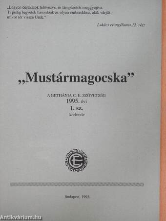 "Mustármagocska"