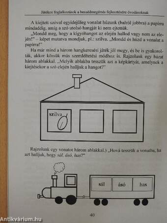 Játékos foglalkozások a beszédmegértés fejlesztésére