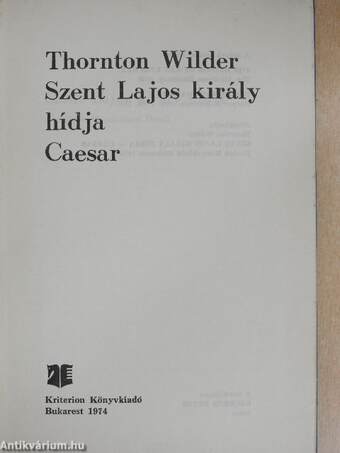 Szent Lajos király hídja/Caesar