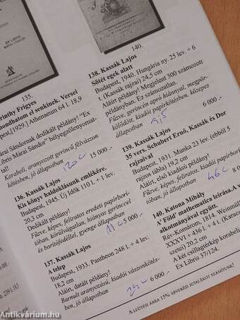 Antiquarium Hungaricum 30. árverés