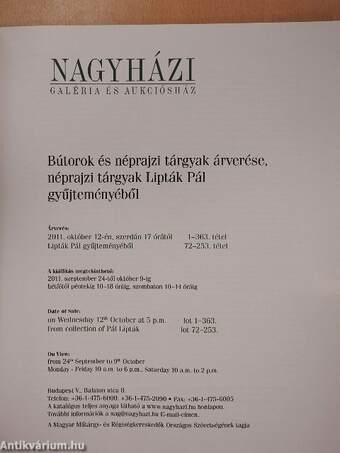 Nagyházi Galéria és Aukciósház 176. aukció