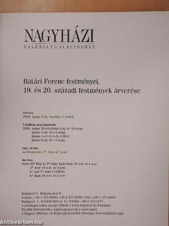 Nagyházi Galéria és Aukciósház 129. aukció