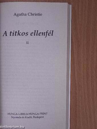 A titkos ellenfél I-II.