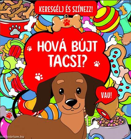 Keresgélj és színezz! - Hová bújt Tacsi?