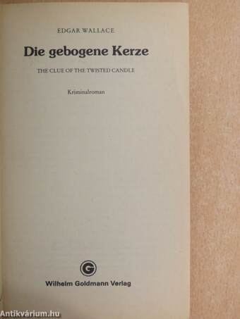 Die gebogene Kerze