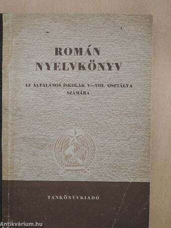 Román nyelvkönyv V-VIII.