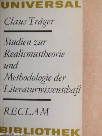 Studien zur Realismustheorie und Methodologie der Literaturwissenschaft