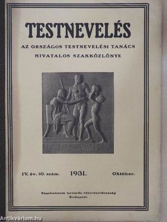 Testnevelés 1931. október