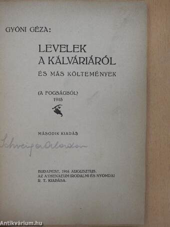 Levelek a kálváriáról